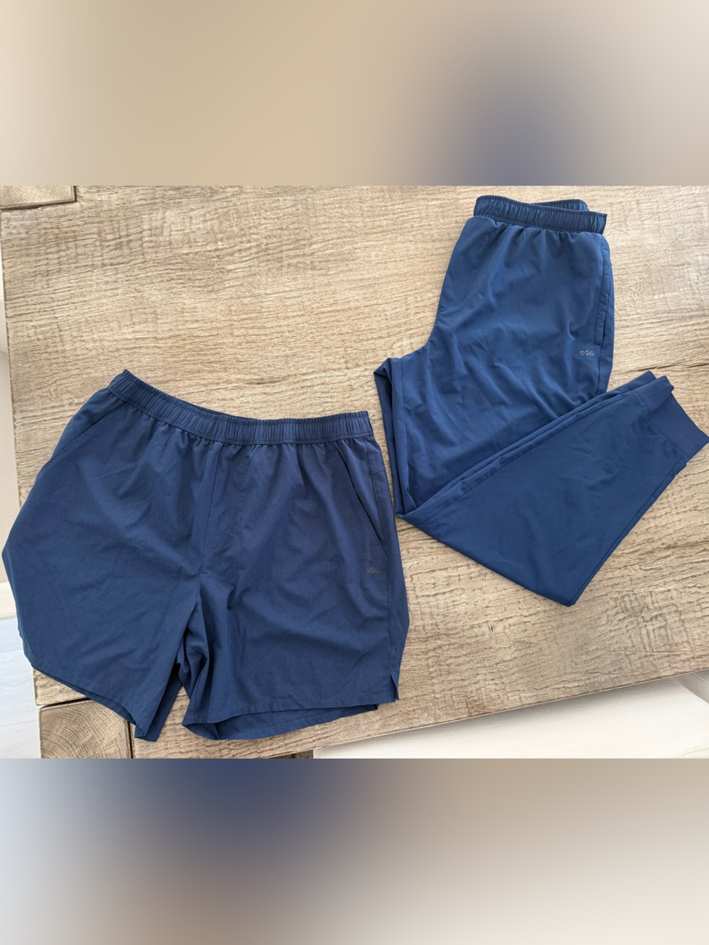 DSG Dicks Sporting Goods navy blue shorts and jogger set size large